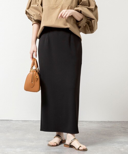 NOLLEY’S Sophi(ノーリーズソフィ)の「《セットアップ対応》ウォッシャブルマルチファンクションタイトスカート(スカート・レディース・ブラック/オフホワイト・34/36/38/40)」の7枚目の写真