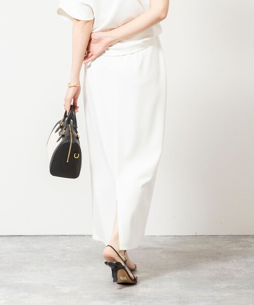 NOLLEY’S Sophi(ノーリーズソフィ)の「《セットアップ対応》ウォッシャブルマルチファンクションタイトスカート(スカート・レディース・ブラック/オフホワイト・34/36/38/40)」の15枚目の写真