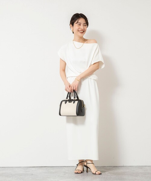 NOLLEY’S Sophi(ノーリーズソフィ)の「《セットアップ対応》ウォッシャブルマルチファンクションタイトスカート(スカート・レディース・ブラック/オフホワイト・34/36/38/40)」の17枚目の写真