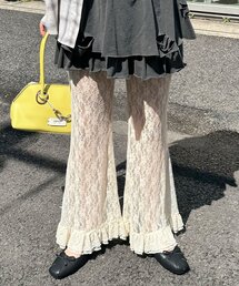 CIAOPANIC | レースフレアレイヤードフリルパンツ(その他パンツ)
