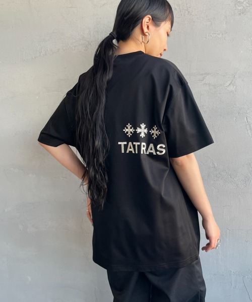TATRAS（タトラス）の「[TATRAS/タトラス] NUNKI ブランド刺繍ロゴ ショートスリーブTシャツ（Tシャツ/カットソー・レディース・ブラック/ホワイト・1/2/3）」の22枚目の写真
