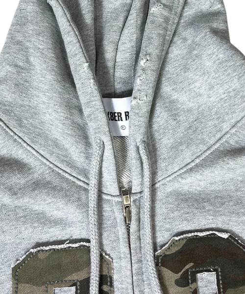 SK8ER ROCK（スケーターロック）の「Camouflage 88 Damage Sweat Hood Zip-up ((Melange gray))（パーカー・レディース・その他・FREE）」の4枚目の写真