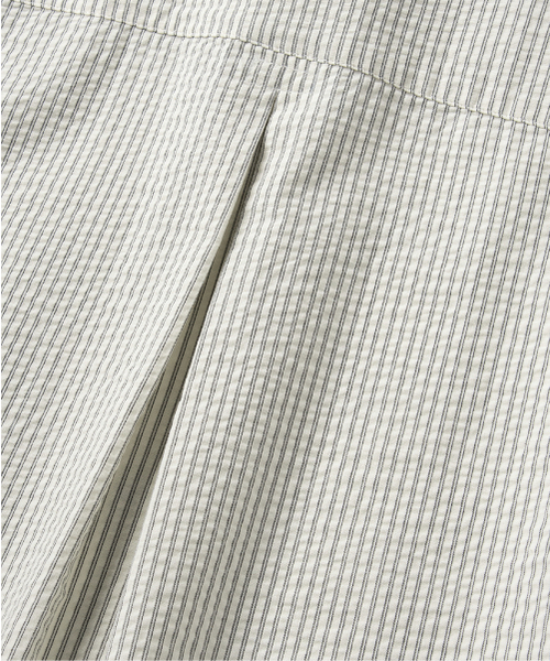 NONBLANK(ノンブランク)の「ストライプシアサッカーシャツ_IVORY(シャツ/ブラウス・レディース・その他・SMALL/MEDIUM/LARGE/X-LARGE/XX-LARGE)」の8枚目の写真