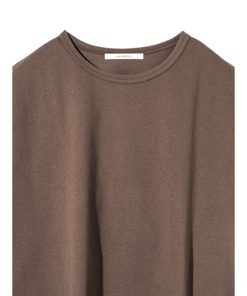 MIDIUMISOLID(ミディウミソリッド)の「MIDIUMISOLID for Ladies フレンチスリーブプルオーバー(Tシャツ/カットソー・レディース・ブルー/ブラウン/ブラック/キナリ・FREE)」の19枚目の写真