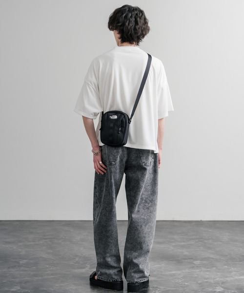 THE NORTH FACE(ザノースフェイス)の「THE NORTH FACE ザ・ノースフェイス BIG SHOT CROSS BAG ワンポイントロゴ刺繍ショルダーバッグ(ショルダーバッグ・メンズ・ダークパープル/ダークベージュ/ブラック・FREE)」の8枚目の写真