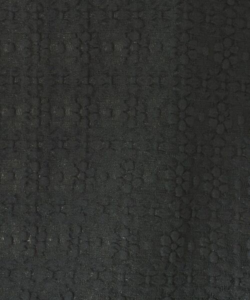 UNTITLED（アンタイトル）の「【洗える／シアー】ミニヨンレースプルオーバー（Tシャツ/カットソー・レディース・ブラック/オフホワイト/チャコールグレー/チャコール/サックスブルー・02/00/50/48/44/04）」の18枚目の写真