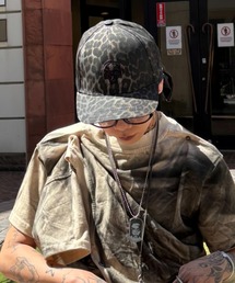Never mind the XU / Chikashitsu+ | 【haveyoudiedbefore?】Spotted Leper Cap / 【ハブユーダイドビフォー】レオパードロゴグラフィックキャップ(キャップ)