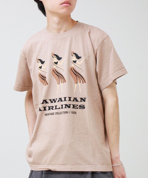 GOOD ROCK SPEED(グッドロックスピード)の「【GOOD ROCK SPEED】HAWAIIAN AIRLINE ロゴTシャツ(Tシャツ/カットソー・メンズ・ホワイト系その他2/ベージュ/パープル/ホワイト系その他3・M/L)」の7枚目の写真
