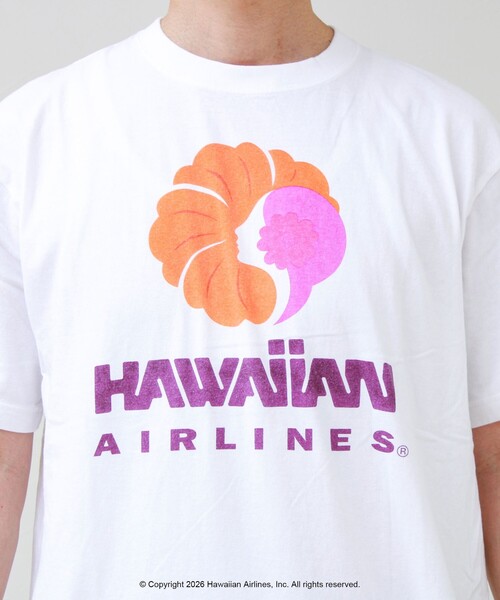 GOOD ROCK SPEED(グッドロックスピード)の「【GOOD ROCK SPEED】HAWAIIAN AIRLINE ロゴTシャツ(Tシャツ/カットソー・メンズ・ホワイト系その他2/ベージュ/パープル/ホワイト系その他3・M/L)」の15枚目の写真