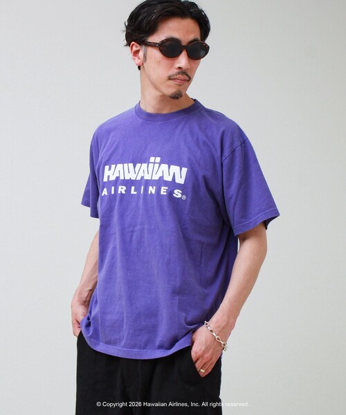GOOD ROCK SPEED(グッドロックスピード)の「【GOOD ROCK SPEED】HAWAIIAN AIRLINE ロゴTシャツ(Tシャツ/カットソー・メンズ・ホワイト系その他2/ベージュ/パープル/ホワイト系その他3・M/L)」の18枚目の写真