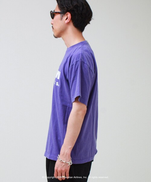 GOOD ROCK SPEED(グッドロックスピード)の「【GOOD ROCK SPEED】HAWAIIAN AIRLINE ロゴTシャツ(Tシャツ/カットソー・メンズ・ホワイト系その他2/ベージュ/パープル/ホワイト系その他3・M/L)」の19枚目の写真