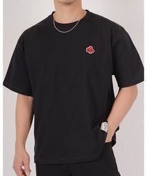 フラワーアイコンワッペンTシャツ