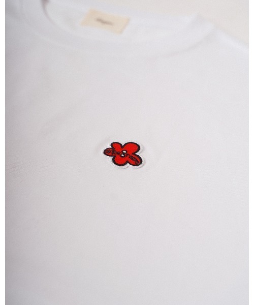 #Re:room(リルーム)の「フラワーアイコンワッペンTシャツ(Tシャツ/カットソー・メンズ・ブラック/ホワイト・S-M/M-L/L-XL)」の8枚目の写真