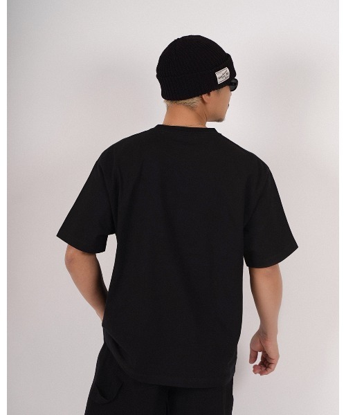 #Re:room(リルーム)の「フラワーアイコンワッペンTシャツ(Tシャツ/カットソー・メンズ・ブラック/ホワイト・S-M/M-L/L-XL)」の12枚目の写真