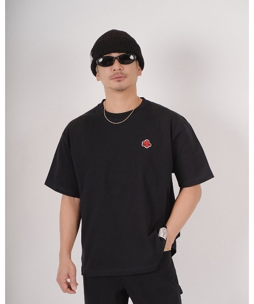 #Re:room(リルーム)の「フラワーアイコンワッペンTシャツ(Tシャツ/カットソー・メンズ・ブラック/ホワイト・S-M/M-L/L-XL)」の11枚目の写真