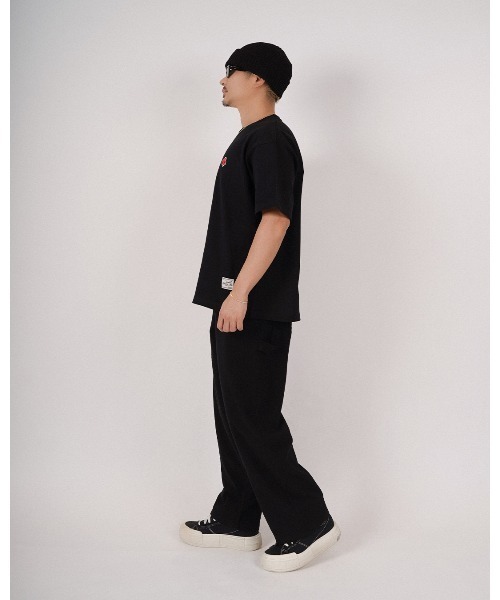 #Re:room(リルーム)の「フラワーアイコンワッペンTシャツ(Tシャツ/カットソー・メンズ・ブラック/ホワイト・S-M/M-L/L-XL)」の14枚目の写真