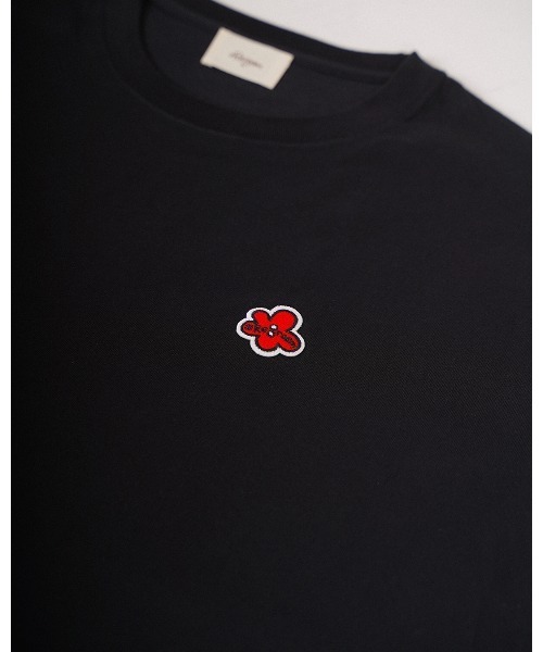 #Re:room(リルーム)の「フラワーアイコンワッペンTシャツ(Tシャツ/カットソー・メンズ・ブラック/ホワイト・S-M/M-L/L-XL)」の16枚目の写真
