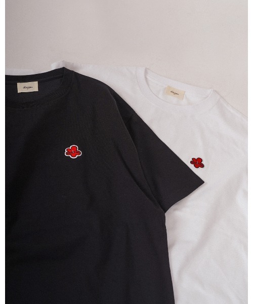 #Re:room(リルーム)の「フラワーアイコンワッペンTシャツ(Tシャツ/カットソー・メンズ・ブラック/ホワイト・S-M/M-L/L-XL)」の19枚目の写真