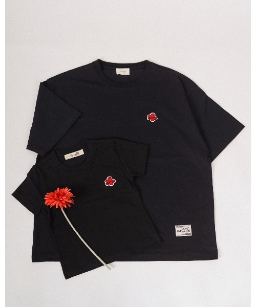 #Re:room(リルーム)の「フラワーアイコンワッペンTシャツ(Tシャツ/カットソー・メンズ・ブラック/ホワイト・S-M/M-L/L-XL)」の20枚目の写真