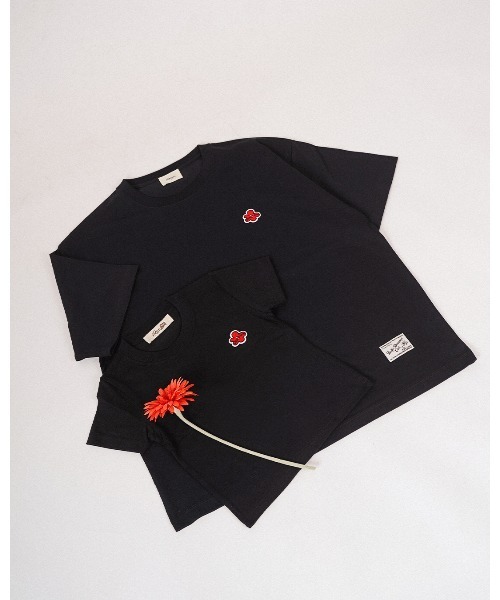 #Re:room(リルーム)の「フラワーアイコンワッペンTシャツ(Tシャツ/カットソー・メンズ・ブラック/ホワイト・S-M/M-L/L-XL)」の21枚目の写真