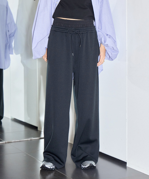CITYSHOP(シティーショップ)の「DOUBLE WAIST JERSEY パンツ(その他パンツ・レディース・ブラック・40/38/36)」の14枚目の写真