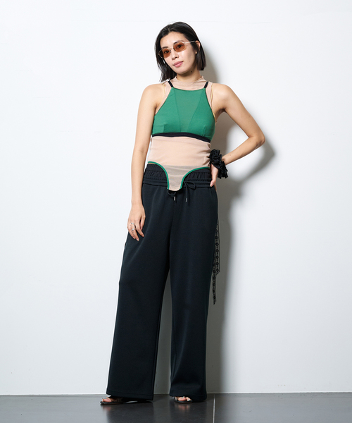 CITYSHOP(シティーショップ)の「DOUBLE WAIST JERSEY パンツ(その他パンツ・レディース・ブラック・40/38/36)」の19枚目の写真