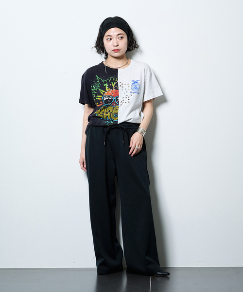 CITYSHOP(シティーショップ)の「DOUBLE WAIST JERSEY パンツ(その他パンツ・レディース・ブラック・40/38/36)」の21枚目の写真