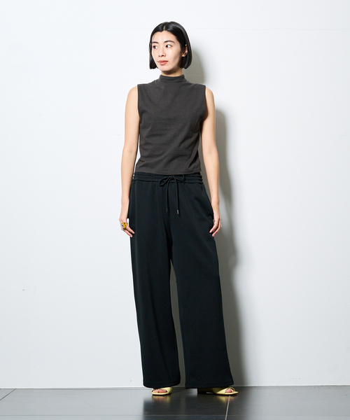 CITYSHOP(シティーショップ)の「DOUBLE WAIST JERSEY パンツ(その他パンツ・レディース・ブラック・40/38/36)」の22枚目の写真