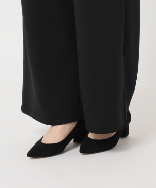CITYSHOP(シティーショップ)の「DOUBLE WAIST JERSEY パンツ(その他パンツ・レディース・ブラック・40/38/36)」の5枚目の写真