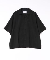 MAISON CLUB | 【MAISON CLUB】DRY TOUCH Open Collar Shirt / リネンライクドライタッチオープンカラーシャツ /防シワ/速乾/接触冷感(シャツ/ブラウス)