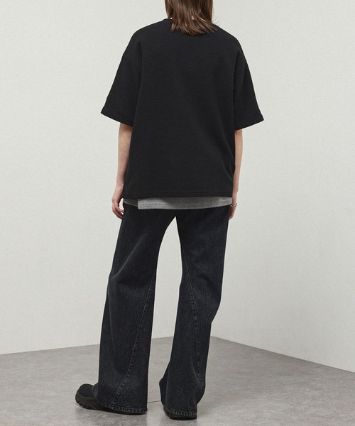 Alfred Alex(アルフレッドアレックス)の「【Alfred Alex】Waffle Henley Neck Tee / ワッフル ヘンリーネックTシャツ(Tシャツ/カットソー・メンズ・グレー/チャコールグレー/ブラック/カーキ系/プラム/ホワイト・M/L)」の17枚目の写真
