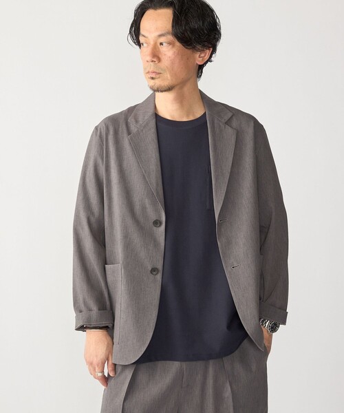 SHIPS(シップス)の「SHIPS:〈接触冷感/ 遮熱/ UVカット〉COVEROSS(R) フリーザー Tシャツ(Tシャツ/カットソー・メンズ・ネイビー/ホワイト/ライトグリーン/ブラウン/ライトグレー・MEDIUM/SMALL/X-LARGE/LARGE)」の14枚目の写真