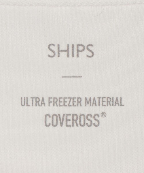 SHIPS(シップス)の「SHIPS:〈接触冷感/ 遮熱/ UVカット〉COVEROSS(R) フリーザー Tシャツ(Tシャツ/カットソー・メンズ・ネイビー/ホワイト/ライトグリーン/ブラウン/ライトグレー・MEDIUM/SMALL/X-LARGE/LARGE)」の18枚目の写真