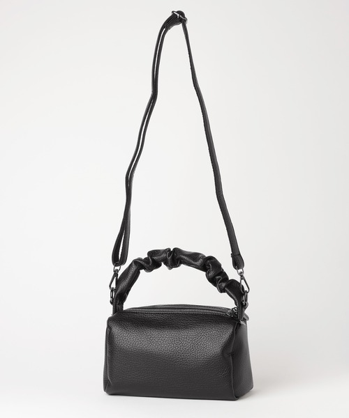 mysty woman(ミスティウーマン)の「ギャザーハンドルBAG 740431(ショルダーバッグ・レディース・アイボリー/ブラック・FREE)」の20枚目の写真