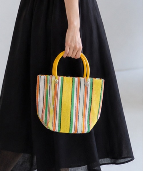 MILLION CARATS(ミリオンカラッツ)の「Small Dailly Tote Bag(トートバッグ・レディース・ピンク系その他/ピンク/グリーン/イエロー/オフホワイト・FREE)」の3枚目の写真