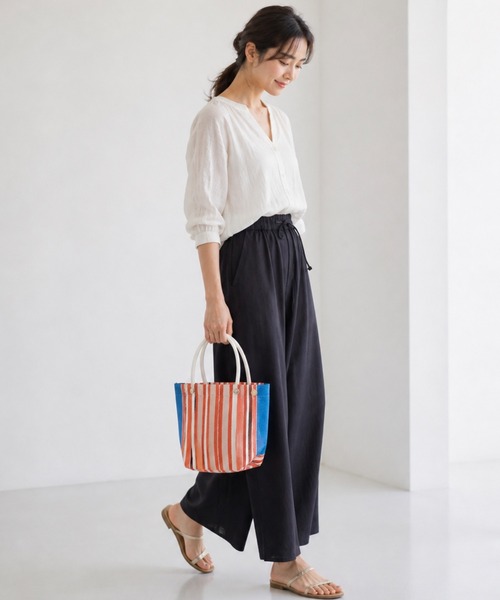 MILLION CARATS(ミリオンカラッツ)の「Small Dailly Tote Bag(トートバッグ・レディース・ピンク系その他/ピンク/グリーン/イエロー/オフホワイト・FREE)」の7枚目の写真