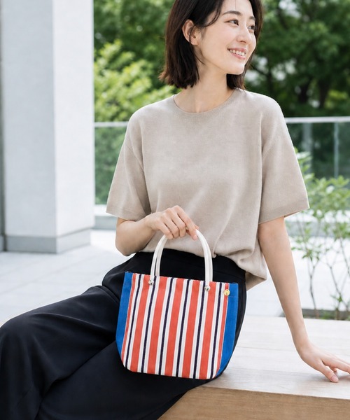 MILLION CARATS(ミリオンカラッツ)の「Small Dailly Tote Bag(トートバッグ・レディース・ピンク系その他/ピンク/グリーン/イエロー/オフホワイト・FREE)」の8枚目の写真