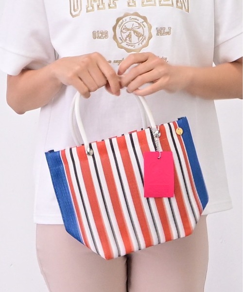 MILLION CARATS(ミリオンカラッツ)の「Small Dailly Tote Bag(トートバッグ・レディース・ピンク系その他/ピンク/グリーン/イエロー/オフホワイト・FREE)」の9枚目の写真