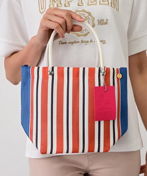MILLION CARATS(ミリオンカラッツ)の「Small Dailly Tote Bag(トートバッグ・レディース・ピンク系その他/ピンク/グリーン/イエロー/オフホワイト・FREE)」の10枚目の写真