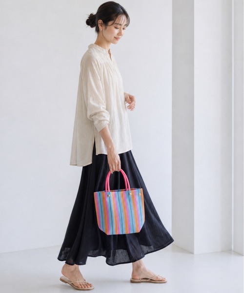 MILLION CARATS(ミリオンカラッツ)の「Small Dailly Tote Bag(トートバッグ・レディース・ピンク系その他/ピンク/グリーン/イエロー/オフホワイト・FREE)」の18枚目の写真
