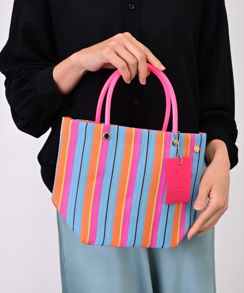 MILLION CARATS(ミリオンカラッツ)の「Small Dailly Tote Bag(トートバッグ・レディース・ピンク系その他/ピンク/グリーン/イエロー/オフホワイト・FREE)」の21枚目の写真