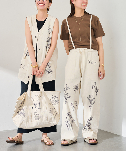 FRAMeWORK(フレームワーク)の「PAYDAY×rakugaki1984×FRAMeWORK 別注サスペンダー付きパンツ(その他パンツ・レディース・アイボリー・36/38)」の18枚目の写真