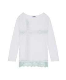 SY LACE NET KNIT(WHITE)