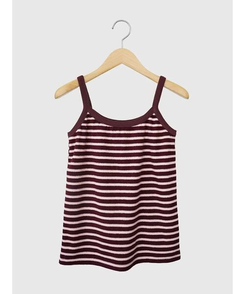 FIKA.(フィーカ)の「Border pile camisole(キャミソール・レディース・ワインレッド/ライトブルー・FREE)」の14枚目の写真
