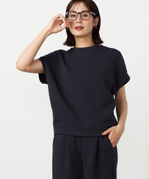 COMME CA ISM | ジップ付きコクーントップス / セットアップ対応(Tシャツ/カットソー)