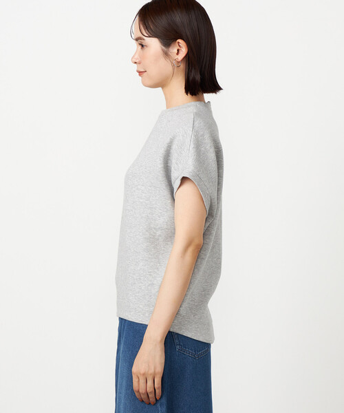 COMME CA ISM(コムサイズム)の「ジップ付きコクーントップス / セットアップ対応(Tシャツ/カットソー・レディース・サックスブルー/ネイビー/グレー・FREE)」の17枚目の写真