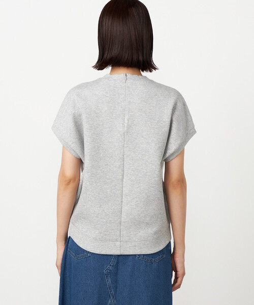 COMME CA ISM(コムサイズム)の「ジップ付きコクーントップス / セットアップ対応(Tシャツ/カットソー・レディース・サックスブルー/ネイビー/グレー・FREE)」の18枚目の写真