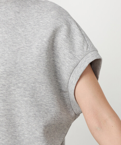 COMME CA ISM(コムサイズム)の「ジップ付きコクーントップス / セットアップ対応(Tシャツ/カットソー・レディース・サックスブルー/ネイビー/グレー・FREE)」の20枚目の写真