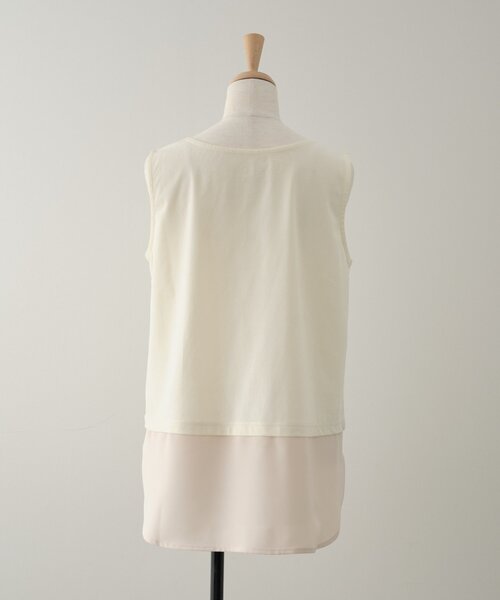 Jena espace merveilleux(ジェナ エスパスメルヴェイユ)の「裾ツイルタンクトップ(Tシャツ/カットソー・レディース・ベージュ/オフホワイト・FREE)」の19枚目の写真