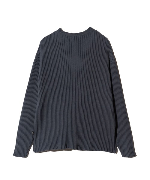 glamb(グラム)の「Additional Pocket Rib Knit / アディショナルポケットリブニット(ニット/セーター・メンズ・ネイビー/ブラック・M/L)」の5枚目の写真